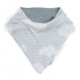 SuperLove Merino Bandana Bib -  Silver Linings