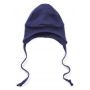 SuperLove Merino Babymuts reversible Navy -  6 mnd - 2 jaar