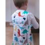 SuperLove Merino Toddler Slaapzak - All Season - Dinosnores Small (76-95)