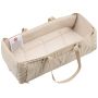 Voksi Carry Me Seashell Sand Leaf draagbare reiswieg