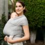 Ergobaby Aura Draagdoek Duurzaam Knit Grey Stripes