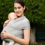 Ergobaby Aura Draagdoek Duurzaam Knit Grey Stripes