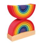 Grimm's Dubbele Regenboog houten speelgoed - 11200