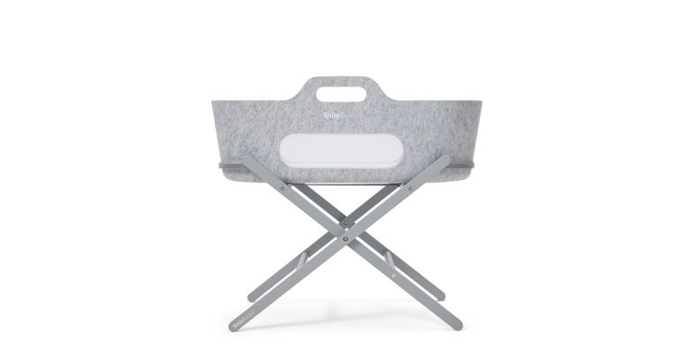 Snuz SnuzBaskit Light Grey Moses Basket & Dove grey Standaard 