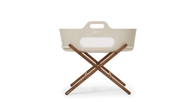 Snuz SnuzBaskit Barley Moses Basket & Walnut Beech Standaard 
