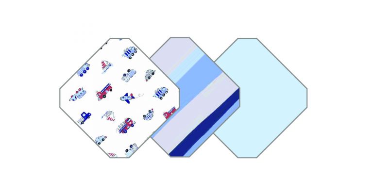 Summer SwaddleMe Blauw Small - 3 pack - 3.2 – 6.4 kg