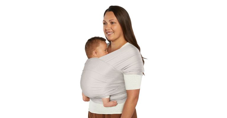 Ergobaby  Aura Draagdoek Duurzaam Mesh Soft Grey