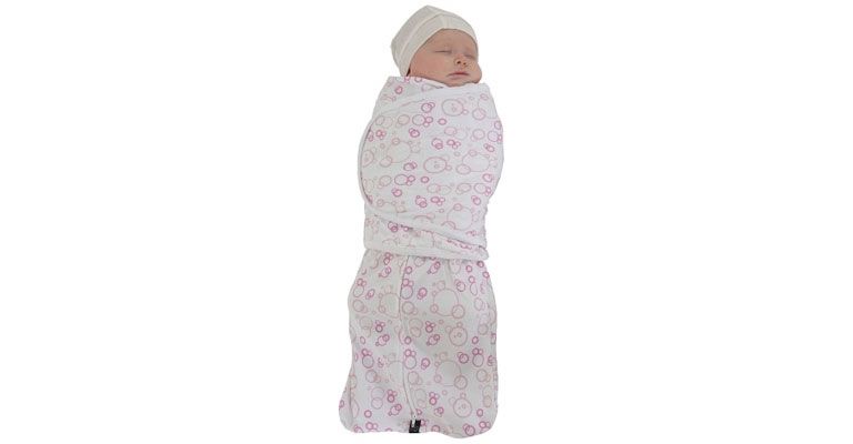 Mum2Mum Dreamswaddle inbakerzakje Roze bubbel - Small