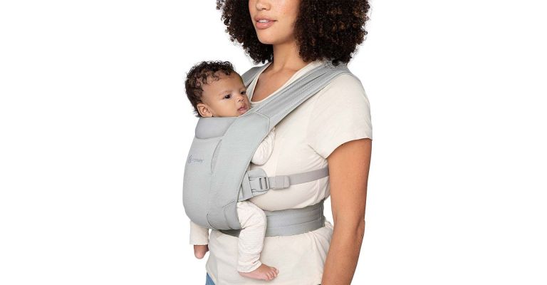 Ergobaby draagzak Embrace Soft Air Mesh - Soft Grey