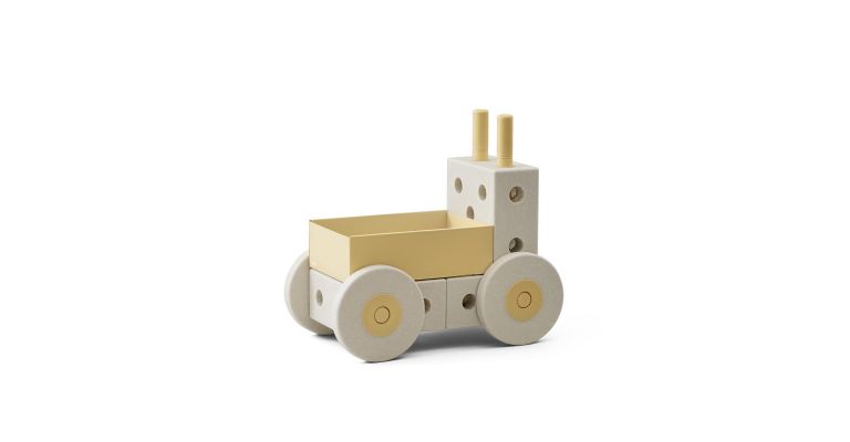 Modu Activity Toy - Baby Walker Ocean Sand Grey / Honey Yellow