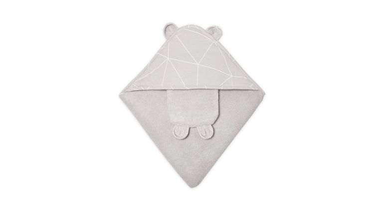 Snuz Baby Bath & Bed Set  - Geo Mono