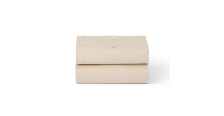 Snüz Jersey Hoeslakens –  Twin Set - Cashmere / Cross- Geschikt voor SnüzPod 3, 4, 5 & Studio