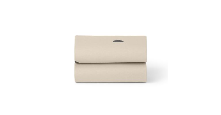 Snüz Jersey Hoeslakens –  Twin Set - Sand/ Cloud - Geschikt voor SnüzPod 3, 4, 5 & Studio