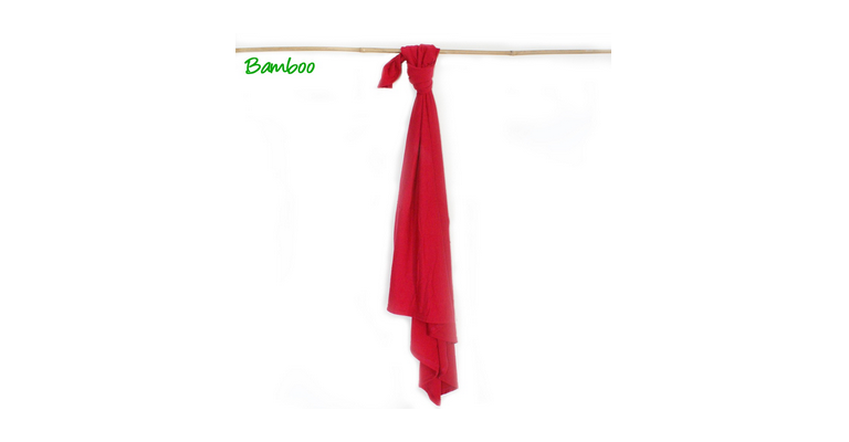 Smallvips  Deken Bamboo Rood 90x90 