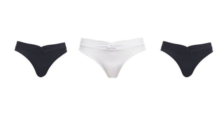 Mammae brief set- small - zwart-wit