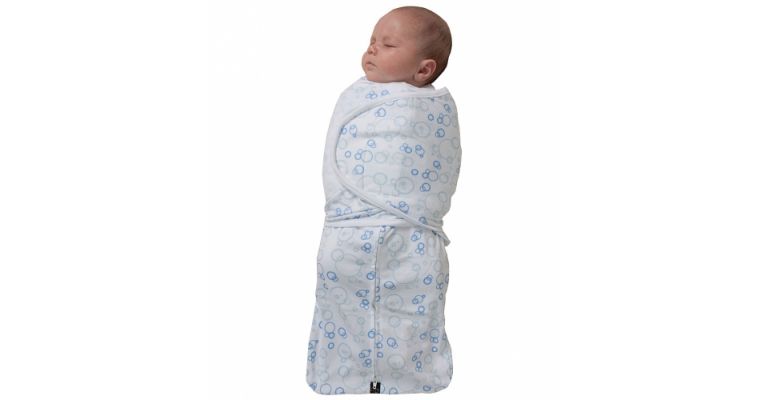 Mum2Mum Dreamswaddle inbakerzakje Blauw Bubbel 