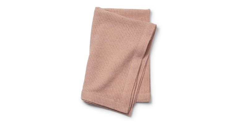 Elodie Cellular Baby Deken Powder Pink (75x100cm)
