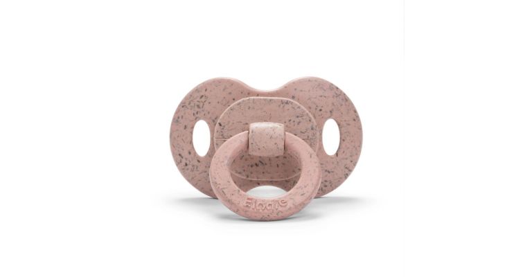 Elodie Bamboe Fopspeen 3m+ Latex - Blushing Pink