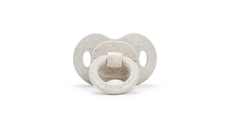 Elodie Bamboe fopspeen 3m+ Silicone - Lilly White