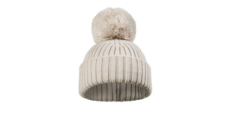 Elodie Wollen Beanie Creamy White 