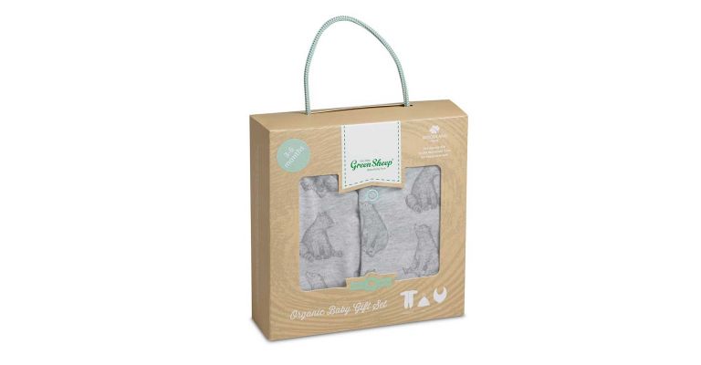 The Little Green Sheep Sleepsuit gift set  Bear 