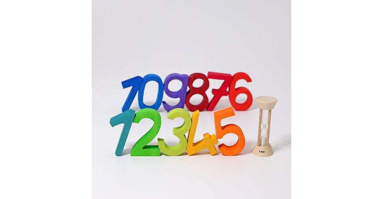 Grimm's Houten Speelgoed Getallen Bouwset - 60340