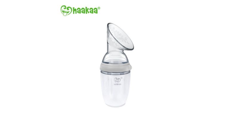 Haakaa Siliconen Generatie 3 kolf 250ml Grijs