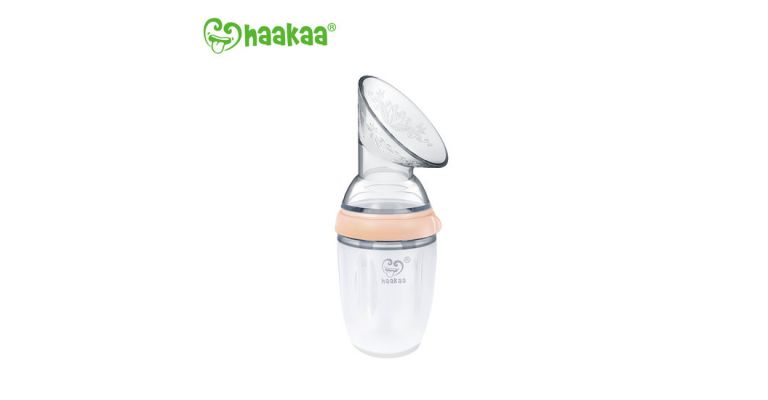 Haakaa Siliconen Generatie 3 kolf 250ml Peach