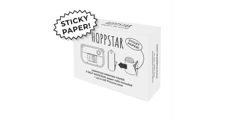 Hoppstar Papierrollen zelfklevend Wit- geschikt voor camera Artist