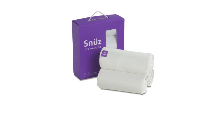 Snuz Designz Beddengoed voor co-sleeper Wit met jersey deken