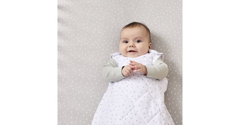 The Little Green Sheep Slaapzak White Rice 2.5 tog