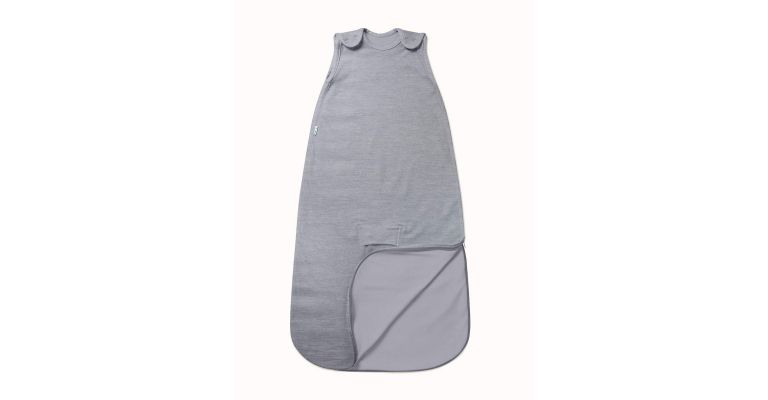 SuperLove Merino Baby Slaapzak - Cloud Grey Melange- 0-24 mnd