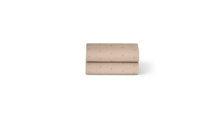 Snüz Jersey Hoeslakens – Twin Set - Mocha/ Cross- Geschikt voor SnüzPod 3, 4, 5 & Studio