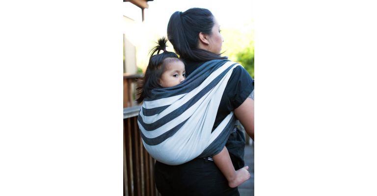 Smitten  Draagdoek Mod Stripes  Muted Maat 6