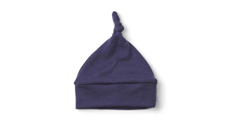 SuperLove Superfine Merino Baby Hat French Navy Newborn
