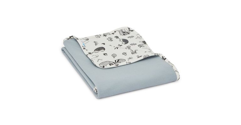 SuperLove Merino Organic Cotton Baby Deken - Enchanted Forest  -  90x90 cm