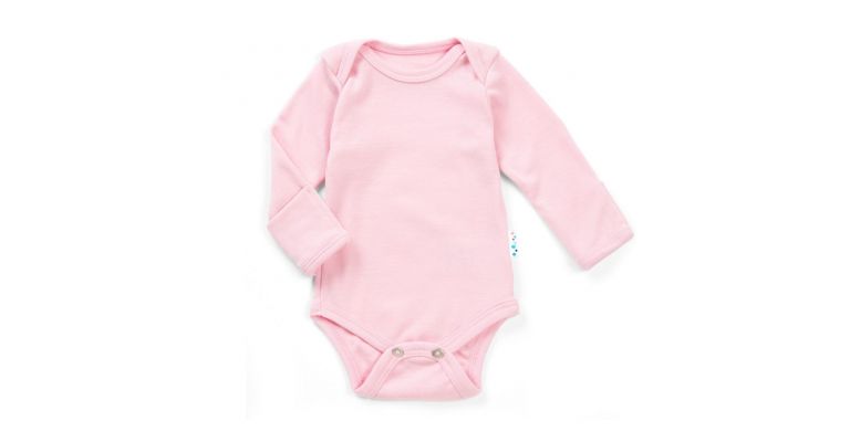 SuperLove Merino Baby Rompertje Blush Pink 