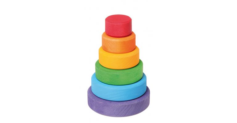 Grimm's Stapeltoren 12 cm houten speelgoed  - 11010