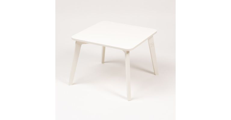Ette Tete Tulla Table- White- Kindertafel korte poten (36.5 cm)