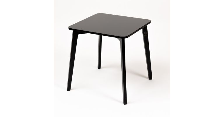 Ette Tete Tulla Table- Zwart- Kindertafel lange poten (49.5 cm)