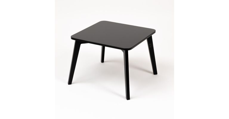 Ette Tete Tulla Table- Black- Kindertafel korte poten (36.5 cm)