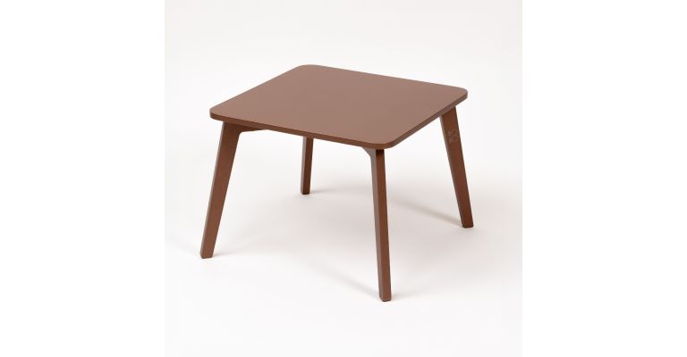 Ette Tete Tulla Table- Mocha- Kindertafel korte poten (36.5 cm)