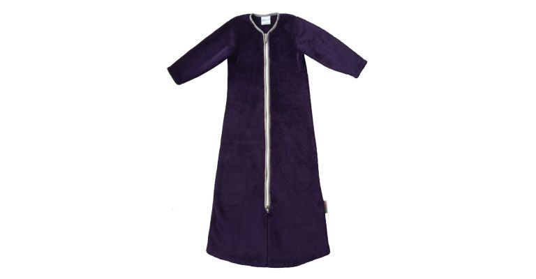 Smallvips VipSleeper Herfst/Winter Slaapzak Teddyfleece aubergine 