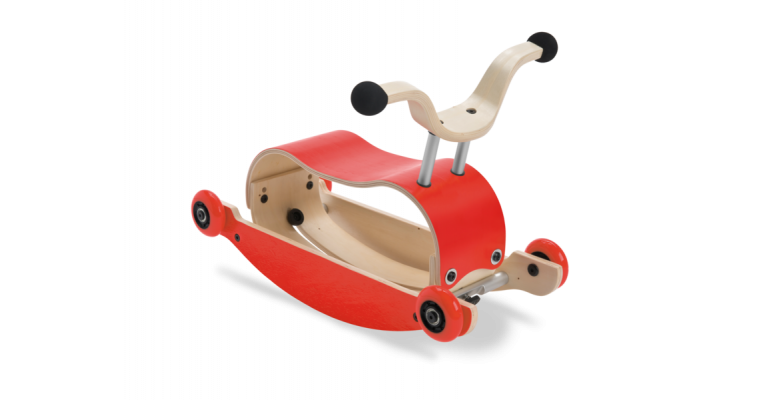 Wishbone Mini Flip loopauto Rood