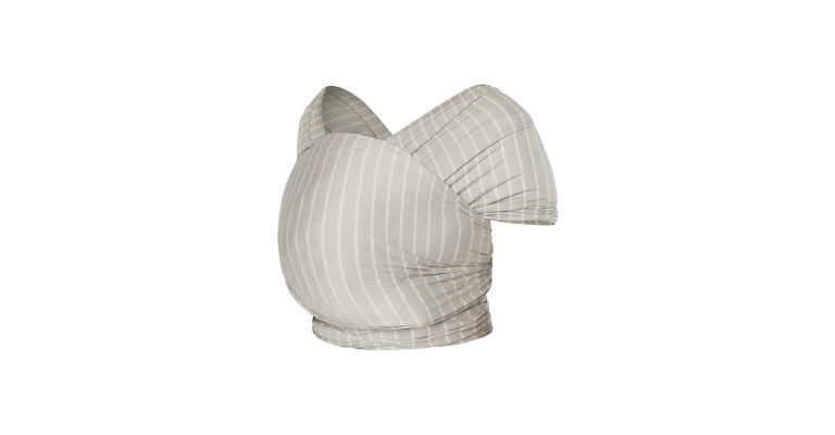 Ergobaby Aura Draagdoek Duurzaam Knit Grey Stripes