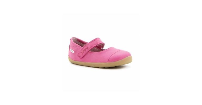 Bobux Step Up Candy cream ballet fuchsia