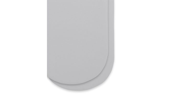 Snuz twin Pack Moses Basket/Pram  Lakens - Grey