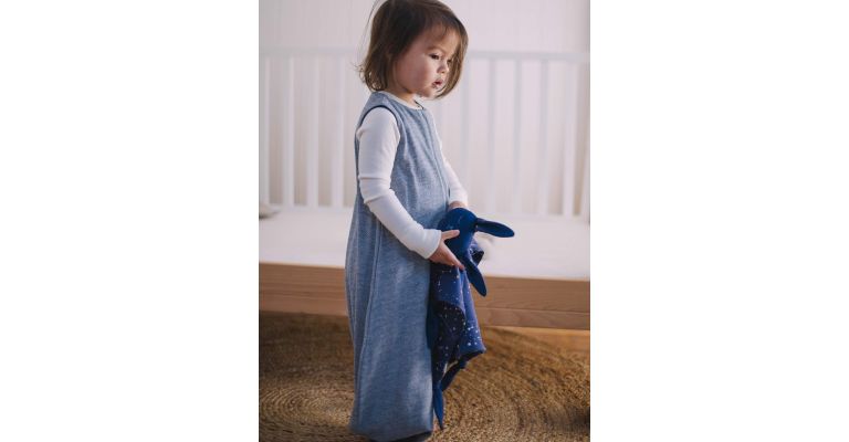 SuperLove Merino Toddler Slaapzak - All Season - French Navy Melange