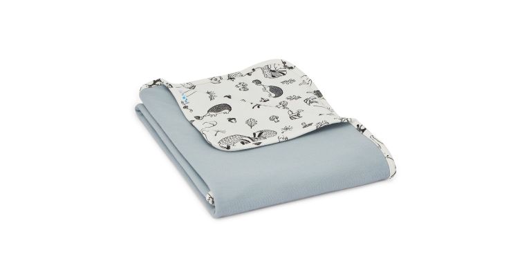SuperLove Merino Organic Cotton Baby Deken - Enchanted Forest  -  90x90 cm