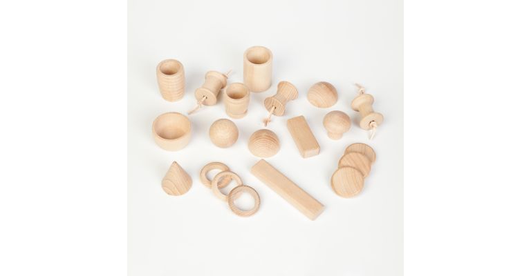 Grapat Speelgoed  Treasure basket x 20 elements 